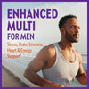 New Chapter Men's Multivitamin Advanced Formula for Stress, Brain, Immune, Heart & Energy Support, Higher Levels of Whole-Food Fermented Essential Nutrients for Men + Selenium + B Vitamins, 120 ct