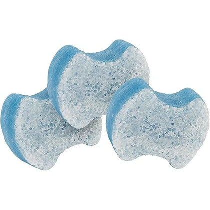Spongeables Pedi-Scrub Foot Buffer, Clean & Fresh Scent, Contains Shea Butter and Tea Tree Oil, Foot Exfoliating Sponge with Heel Buffer and Pedicure Oil, 20+ Washes, Pack of 3