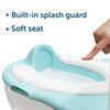 Real Feel Potty with Wipes Storage, Transition Seat & Disposable Liners - Realistic Toilet - Easy to Clean & Assemble - Jool Baby (Aqua)