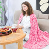 ZHIKU Blanket Pink Throw Soft Fleece Blankets Throw Blanket Lightweight 50