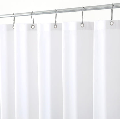 Biscaynebay Hotel Quality Fabric Shower Curtain Liners 72