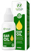 Organic Ear Oil for Ear Infection - Natural Eardrops for Ear Pain, Swimmer's Ear & Wax Removal - Kids, Adults, Baby & Dog Earache Remedy - Ear Drops with Mullein, Garlic Made in USA (0.5 Oz)