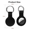 Compatible with AirTag Case Keychain Air Tag Case Holder Silicone AirTags Key Ring Case Air Tags Key Chain Compatible with Apple AirTag GPS Item Finders Accessories 4 Pack