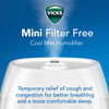 Vicks Mini Filter Free Cool Mist Humidifier, Small Room - Variable Mist Control - Works with Vicks VapoPads