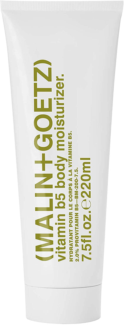 Malin + Goetz Vitamin B5 Body Moisturizer- hydrating body moisturizer for men and women, soothing hydrating natural ingredient lotion for all skin types. cruelty-free,vegan 7.5 Fl Oz