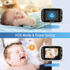 HelloBaby Monitor with Camera and Audio, IPS Screen LCD Display Video Baby Monitor No WiFi Infrared Night Vision, Temprature Screen Lullaby, Two Way Audio and VOX Mode