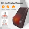 Boriwat Back Massager Neck Massager with Heat, 3D Kneading Massage Pillow for Pain Relief, Massagers for Neck and Back, Shoulder, Leg, Gifts for Men Women Mom Dad, Stress Relax at Home Office and Car