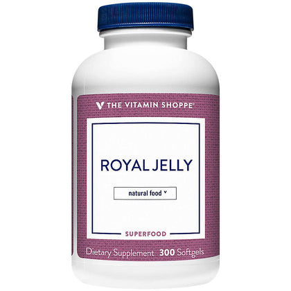 The Vitamin Shoppe Royal Jelly 300MG Once Daily (300 Softgels)