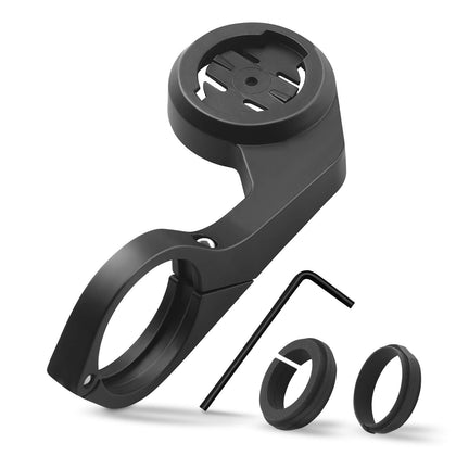 CooSpo Bike Computer Mount, Out-Front Bike Computer Mount Compatible with Garmin,Wahoo,XOSS Bike Computer, Out Front Bracket Plastic Bike Computer Mount Adapter Base