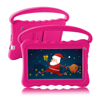 Kids Tablet 7 inch Toddler Tablet for Kids Edition Tablet with WiFi Dual Camera Children Tablet for Toddlers 32GB Android 10 with Parental Control Shockproof Case Google Play YouTube Netflix(Rose Red)