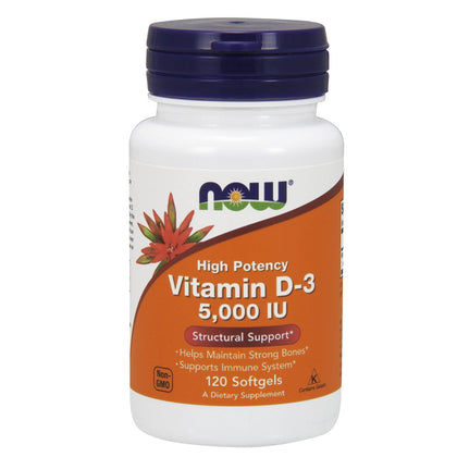 NOW Foods Vitamin D3 5000 Iu (360 (120X3))