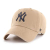 '47 MLB Khaki Clean Up Adjustable Hat, Adult (New York Yankees)