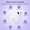 ZONWOO Wireless Earbuds, Bluetooth 5.3 Headphones with Charging Case, Touch Control in-Ear Stereo Earphones with Mic for Cellphone, IPX5 Waterproof Wireless Ear Buds for Running Workout