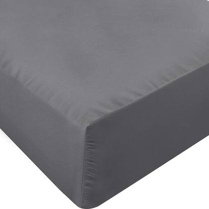 Utopia Bedding King Fitted Sheet - Bottom Sheet - Deep Pocket - Soft Microfiber -Shrinkage and Fade Resistant-Easy Care -1 Fitted Sheet Only (Grey)