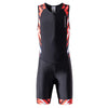 MY KILOMETRE Youth Core Triathlon Race Suit Boy Spring Competition Training Suits (Red, Medium)