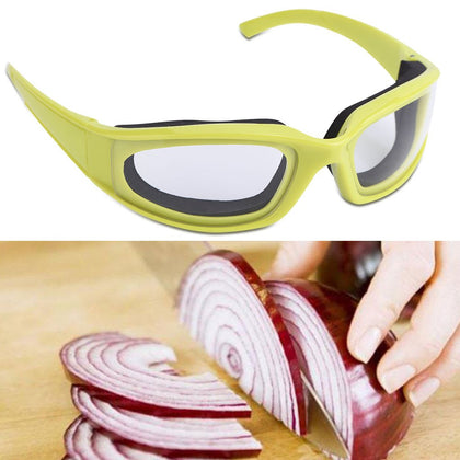 Zerone Kitchen Goggles, Anti-Spicy Onion Cutting Goggles Protective Glasses Eye Protector Kitchen Gadget BBQ Glasses Grilling Goggles, Green