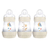 MAM Easy Start Anti Colic Baby Bottle 5 oz, Easy Switch Between Breast and Bottle, Reduces Air Bubbles and Colic, Newborn, Unisex, 3 Count (Pack of 1)