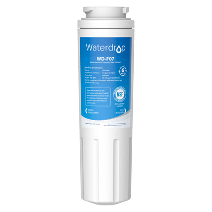 Waterdrop UKF8001 Refrigerator Water Filter 4, Compatible with Whirlpool EDR4RXD1, EveryDrop Filter 4, Maytag UKF8001AXX-750, UKF8001AXX-200, 46-9006, Puriclean II, WF-UKF8001, WD-F07