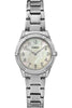 Timex Women's Quartz Watch with Mother of Pearl Dial Analogue Display and Leather Strap, Stainless Steel, Bracelet