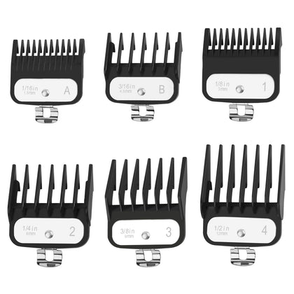 Clippers Guards Fits for Wahl Ufree Clippers, Guide Comb Metal Clip-from 1.5mm to 12mm, Coded Clipper Combs Replacement
