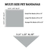Gofshy Boy Dog Bandana XLarge-Blue Black Dog Scarf Buffalo Plaid Printing Adjustable Bib Handkerchief Accessories for Large Dogs (XL)