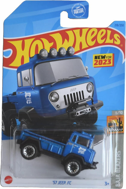Hot Wheels '57 Jeep FC, Baja Blazers 6/10 [Blue] 218/250