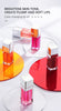 3Pcs Plumping Lip Oil, Hydrating Lip Gloss Tinted Lip Balm Lip Care Transparent Toot Lip Oil, Long Lasting Nourishing Lip Glow Oil Non-sticky Glitter Shine Primer Lip Tint (Pink+Rosewood +Cherry Red)