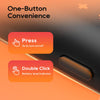 Electric Hand Warmers Rechargeable 2 Pack, 6400mAh Rechargeable Hand Warmer, 16 Hrs Portable Hand Warmer for Outdoor Camping Hunting Golf Accessories, Gifts for Women Men - Black