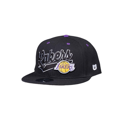 Ultra Game NBA Boys 8-20 Snap Back 3D Embroidered Team Logo Baseball Cap Hat, Los Angeles Lakers