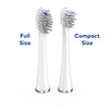 Waterpik Genuine Full Size Replacement Brush Heads With Covers for Sonic-Fusion Flossing Toothbrush SFFB-2EW, 2 Count White