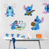 AOLIGL Lilo and Stitch Wall Stickers Disney Cartoon Wall Decals DIY Peel and Stick Vinyl Wall Decor for Kid Girls Boys Bedroom Living Room House Fun (Size: 17.8×23.7 inch)