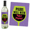 90's Throwback - 1990s Wine Party Decorations for Women and Men - Bottle Label Stickers - Set of 4