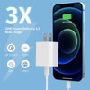 4Pack USB C Charger Block [MFi Certified], iGENJUN 20W for i Phone Fast Charger Wall Charger with PD 3.0, Compact Type C Power Adapter for i Phone 15/14/13, Galaxy, Pixel, AirPods Pro (Arctic White)