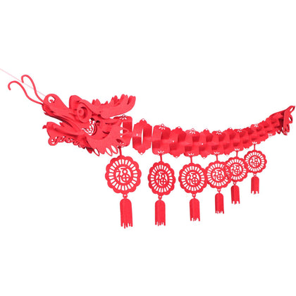 Lunar New Year Dragon Ceiling Decorations?Assembly Needed?, 2024 Chinese New Year Decor Party Favors Party Supplies Lunar New Year Decorations for Shops, Restaurant, Party, Home, Chinatown