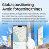 Hugimcnt GPS Tracker for Kids, Pets, Dogs, Luggage, No Monthly Fee, Real-Time Global Tracking Device, Item Finder, Waterproof Mini Tag Compatible with Apple Find My App (iOS C)