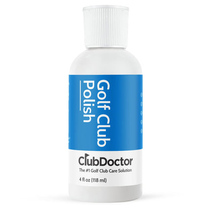 Club Doctor Golf Club Polish - Restore, Polish, and Shine Your Irons, Drivers, Putters, and Woods - Removes Scratches, Scuffs, Skymarks, and More - Golf Club Polishing and Cleaning Kit