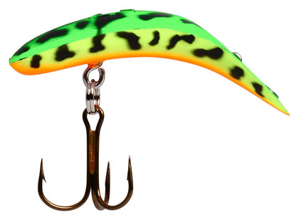 Yakima Bait Flatfish F-5 High Action Plug, 1 3/4-Inch, Fire Tiger