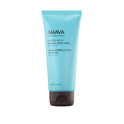 AHAVA Dead Sea Water Mineral Hand Cream, Sea-Kissed - Hand Moisturizer For Dry Cracked Hands, Light & Fast Absorbing, Enriched with Dead Sea Mineral Blend Osmoter, Witch Hazel & Allantoin, 3.4 Fl.Oz