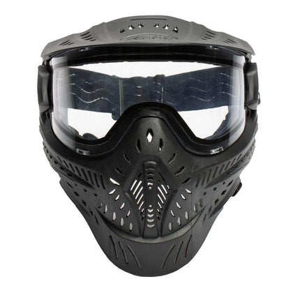 HK Army HSTL Goggle Paintball Airsoft Mask with Anti Fog Thermal Lens (Black/Clear Lens)