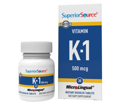 Superior Source Vitamin K1 500mcg