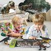 FRUSE Dinosaur Toys for Kids 3-5 - 12Pcs Dinosaur Figures w/Interactive Dinosaur Sound Book,Included Realistic Roars,Story & QA & Volume Adjust E-Book Animal Toy for 3 4 5 6 Kids