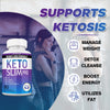 VEGEPOWER Keto Fast Diet Pills- Ketone Slim Pro 180 Capsules-Apple Cider Vinegar,Exogenous BHB Salt Supplement for Ketogenic Diet-Utilize Fat for Energy/Focus,Weight Management, Manage Cravings
