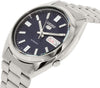SEIKO SNXS77 Automatic Watch for Men 5-7S Collection - Striking Blue Dial with Luminous Hands, Day/Date Calendar, Stainless Steel Case & Bracelet