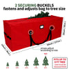 OurWarm Christmas Tree Storage Bag Extra Large Heavy Duty Storage Containers for 8 Ft Artificial Tree 600D Oxford Xmas Holiday Tree Storage Bags with Reinforced Handles Zipper, Red 50