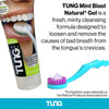 Peak Essentials | TUNG Natural Brush & Gel Kit | Tongue Cleaner for Adults | Tongue Scraper to Fight Bad Breath and Halitosis | Mouth Odor Eliminator | Fresh Mint | Made in America (Starter Pack)