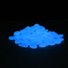 ALEGI Glow in The Dark Pebbles for Aquarium, 200 pcs Moonlight Yard Plant Decorations, Fish Tank Rocks (White/Blue)