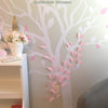 24pcs 3D Butterfly Removable Mural Stickers Wall Stickers Decal for Home and Room Decoration (Pink-24pcs)