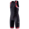 MY KILOMETRE Mens Triathlon Tri Suit with 2 Big Side Pockets Triathlon Racing Suit with Front Zip