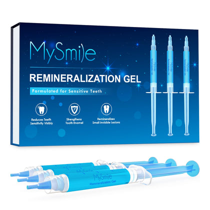 MySmile Remineralization Gel, Remineralizing Gel for Reduce Teeth Sensitivity After Teeth Whitening, Teeth Desensitizing Gel, Strengthen Tooth Enamel, Great for Sensitivity Treatment, 3ML*3PCS
