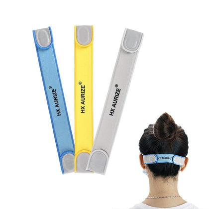 HX AURIZE Face Mask Strap Extender Adjustable for Comfortable and Relieves Pain Ears (Multi-Colored)